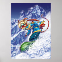 Snowboarding maximal poster