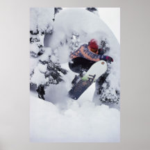 Snowboarding Plakatdruck