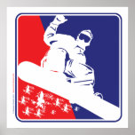 Snowboarding/USA Posterdruck