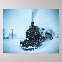 Snowbound Zug Posterdrucke