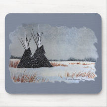 Snowdusted Tipis Mauspad