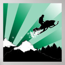 Snowmobile. pthalo. plakate