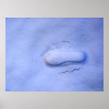 Snowy-Abdruck Plakat