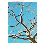 Snowy-Baum Grußkarte