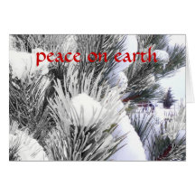 Snowy-Friedenswinter-Segen-Pferdepony-Weihnachten Grußkarten