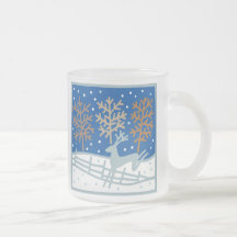 Snowy-Ren-Becher Kaffeetassen