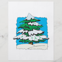 Snowy Tree.png Flyerdesign