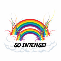 SO INTENSIVER DOPPELTER REGENBOGEN PHOTO FIGUREN