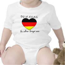 "So sehen Sieger aus" Babyshirt + Deutschlandherz t-shirts