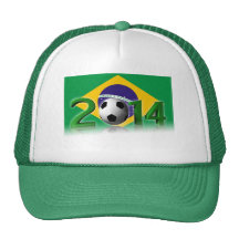 Soccer World Cup 2014 Trucker Mützen