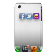SocialiCon3gs iPhone 3 Hülle