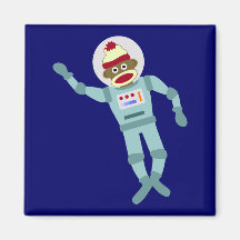 Socken-Affe-Astronaut Magnete