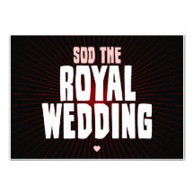 Sod die königliche Hochzeit Einladungen