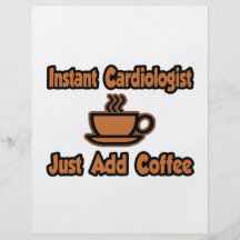 Sofortiger Kardiologe… addieren gerade Kaffee Individuelle Flyer