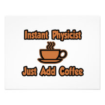 Sofortiger Physiker… addieren gerade Kaffee Individuelle Einladung
