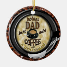 SOFORTIGER VATI ADDIEREN KAFFEE-ZUCKERLiebe Weihnachtsornament