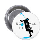 Softballfreak - Krugfront Buttons