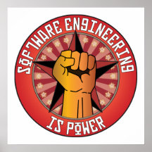 Softwaretechnik ist Power Plakatdruck