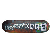 Soggybones Zeitschrift - Plattform Bedrucktes Skateboard