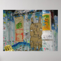 Soho Straßen-Kunst Plakate