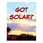 SOLAR ERHALTEN? Postkarte postkarten