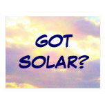 SOLAR ERHALTEN? Postkarte postkarten