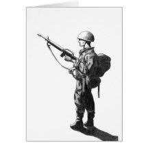 Soldat Grußkarten