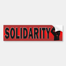 SOLIDARITÄT AUTO STICKER