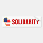 Solidarität mit Wisconsin-Arbeitskräften Auto Aufkleber