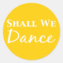 Sollen wir tanzen Geschenke Sticker