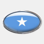 Somalia-Flaggen-Glasoval Aufkleber