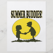 Sommer-Freunde Bedruckte Flyer