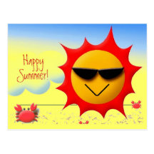 Sommer-Grüße Postkarte