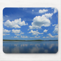 Sommer-Himmel über See Mousepad