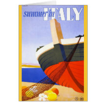 Sommer in Italien Grußkarten