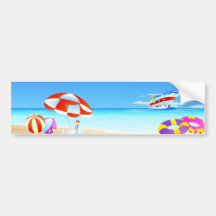 Sommer-Küste Autosticker