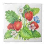 Sommer-Leckerei - Erdbeerfliese