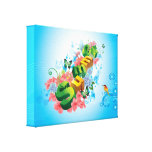Sommer mit Blumen Galerie Gefaltete Leinwand