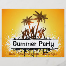 Sommer-Party-Flyer