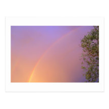 Sommer-Regenbogen Postkarte