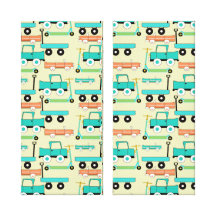 Sommer-Retro Rad-Roller-Auto-Lastwagen-LKWs Leinwand Druck