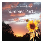 SOMMER-SONNENUNTERGANG-PARTY INDIVIDUELLE ANKÜNDIGUNG