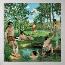 Sommer-Szene, Frederick Bazille Poster