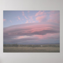 Sommer-Wolken-Plakat