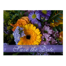 Sommerstrauß • Save-the-Date-Postkarte