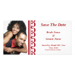 Sonata rot/Weiß Save the Date Photokarten