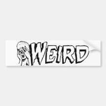 SONDERBAR - Retro Monster-Mädchen-Schwarzes u. Wei Auto Aufkleber