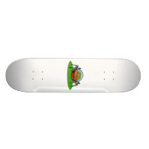 Sonderbarer alien-GehirnBot Personalisierte Skatedecks