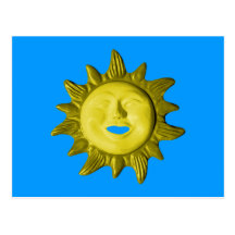 Sonne sun postkarte