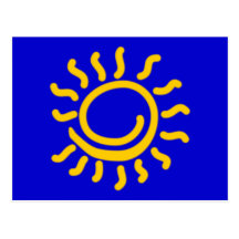 Sonne sun postkarte